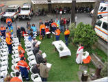 3 aprile Maurizio durante la Messa nella sede operativa di Prato
