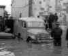 Alluvione Firenze 1966 - l'Alfa Matta della Misericordia di Prato durante un intevento in loc. Tavola